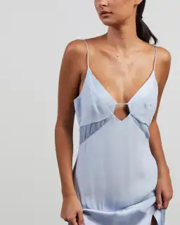 Vestire Palm Beach Midi Dress Blue Size 14 for rent on The Volte - image 2