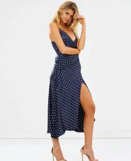 Bec & Bridge Bonjour Midi Dress Print Size 8 for rent on The Volte - image 4