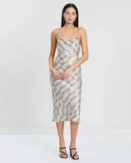 Bec & Bridge Python Midi Dress Print Size 12 for rent on The Volte - image 4