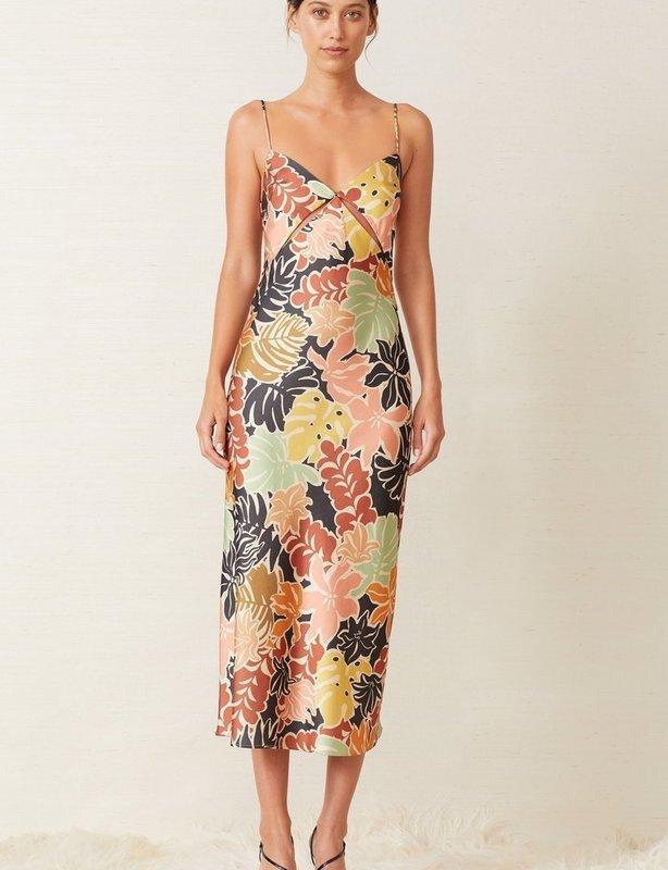Bec & Bridge Babelini Floral Midi Dress Print Size 6 for rent on The Volte - main image