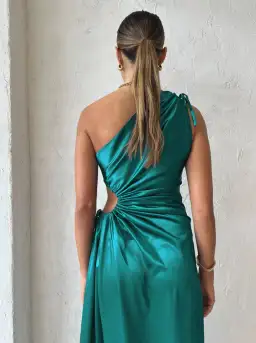 Sonya Moda Nour Emerald Green Maxi Dress Size 8 for rent on The Volte - image 4