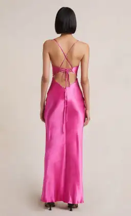 Bec & Bridge Loren Maxi Dress Deep Pink Size 6 for rent on The Volte - image 3