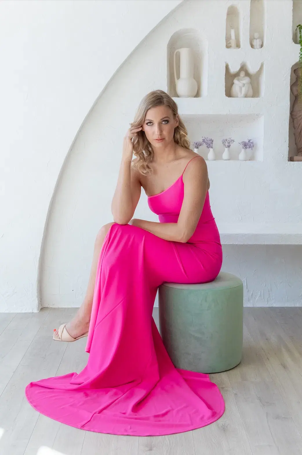 Love Nookie Jasmine Gown Pink Size M for rent on The Volte - main image