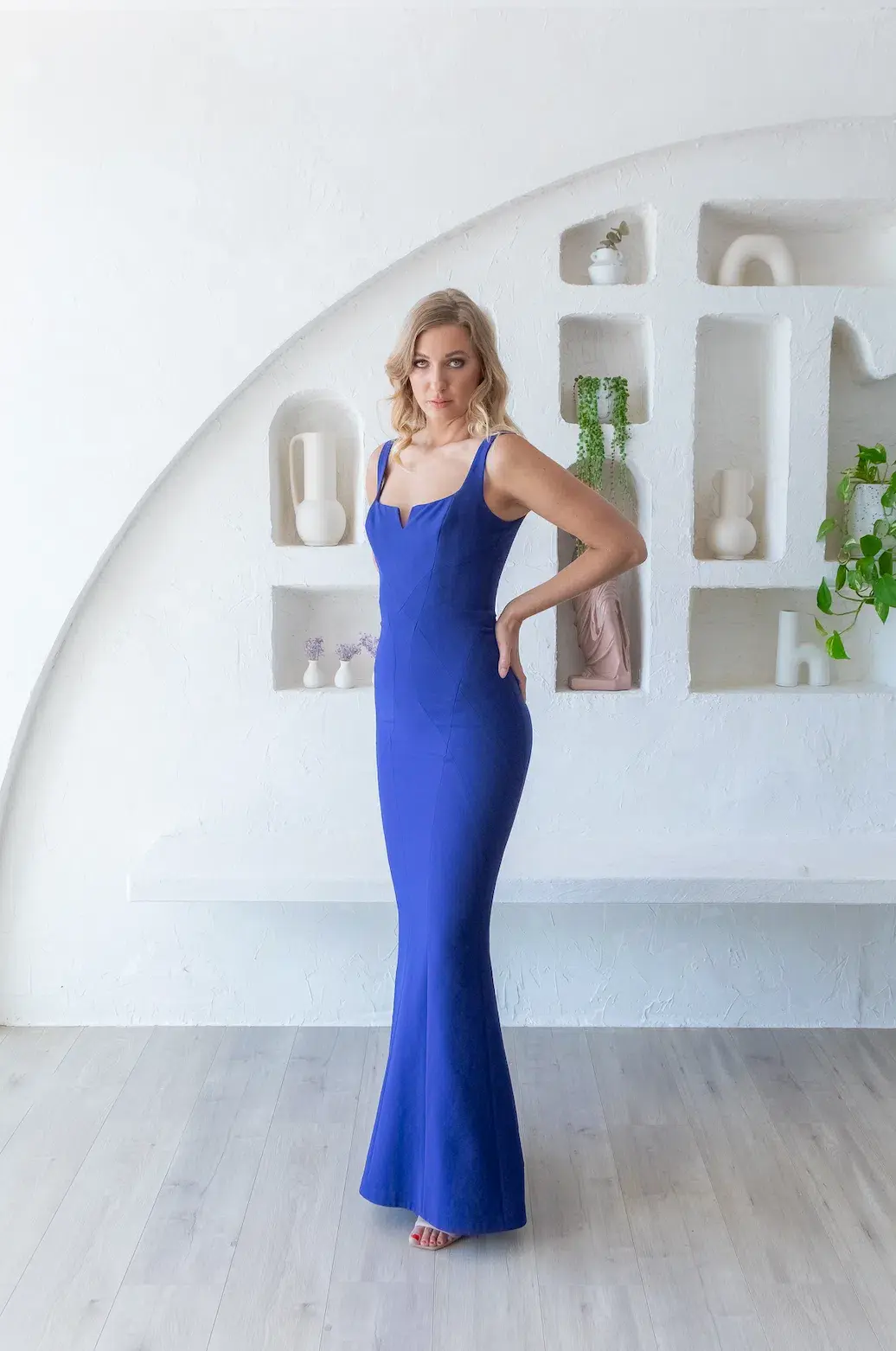 Rachel Gilbert Anneke Gown Navy Size AU 8 for rent on The Volte - main image