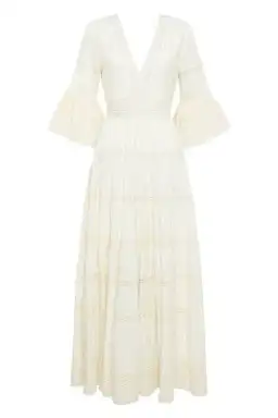 Spell & The Gypsy Tuula Senorita Gown Cream Size Medium for rent on The Volte - image 4