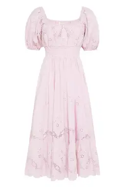 Spell & The Gypsy Capulet Broderie Anglaise Soiree Dress Lilac Size L for rent on The Volte - image 4
