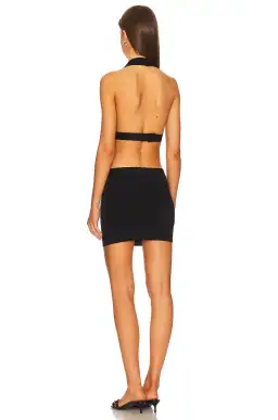 Aya Muse Poinsettia Black Dress Black Size 8