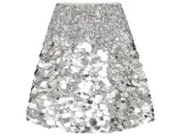Aje Cherie Sequin Mini Skirt Silver Size 8 for rent on The Volte - image 4