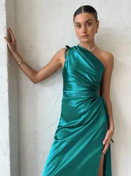 Sonya Moda Nour Maxi Dress Emerald Size 6 for rent on The Volte - image 4