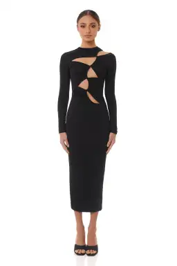 Eliya The Label Cabana Dress Black Size XS for rent on The Volte - image 1