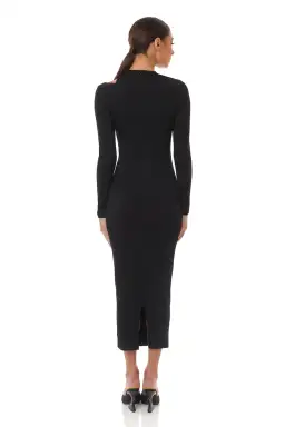 Eliya The Label Cabana Dress Black Size XS for rent on The Volte - image 3