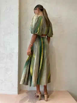 Acler Cumberland Top and Skirt Set Print Size 10 for rent on The Volte - image 3