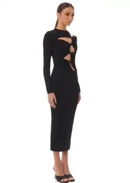 Eliya The Label Cabana Dress Black Size S for rent on The Volte - image 2