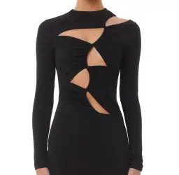 Eliya The Label Cabana Dress Black Size S for rent on The Volte - image 5