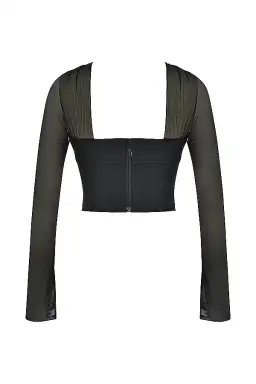 House of CB Mina Structured Corset Black Size S / Au 8 for rent on The Volte - image 8