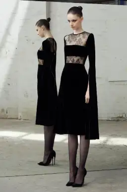 Alex Perry Kirby Dress Black Size 6