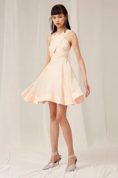 Keepsake In Knots Mini Dress Blush Size L / AU 12 for rent on The Volte - main image