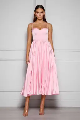 Elle Zeitoune Milan Dress Pink Size 8 for rent on The Volte - image 1