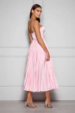 Elle Zeitoune Milan Dress Pink Size 8 for rent on The Volte - image 2