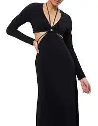 Mossman Starling Maxi Dress Black Size 14 for rent on The Volte - image 2