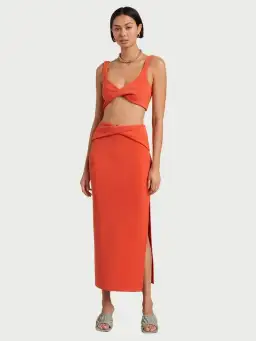 Bec & Bridge Clover Set in Flame Orange Size 8 for rent on The Volte - image 1