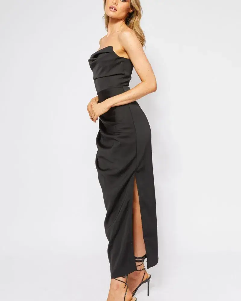 Bianca & Bridgett Evelyn Dress in Black Size 8 for rent on The Volte - main image