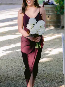 Shona Joy Core Cocktail Dress Aubergine Size 10 for rent on The Volte - image 3