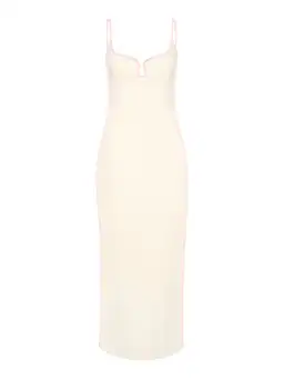 Paris Georgia Marlo Dress Cream With Bubblegum Pink Size S / Au 8 for rent on The Volte - image 4