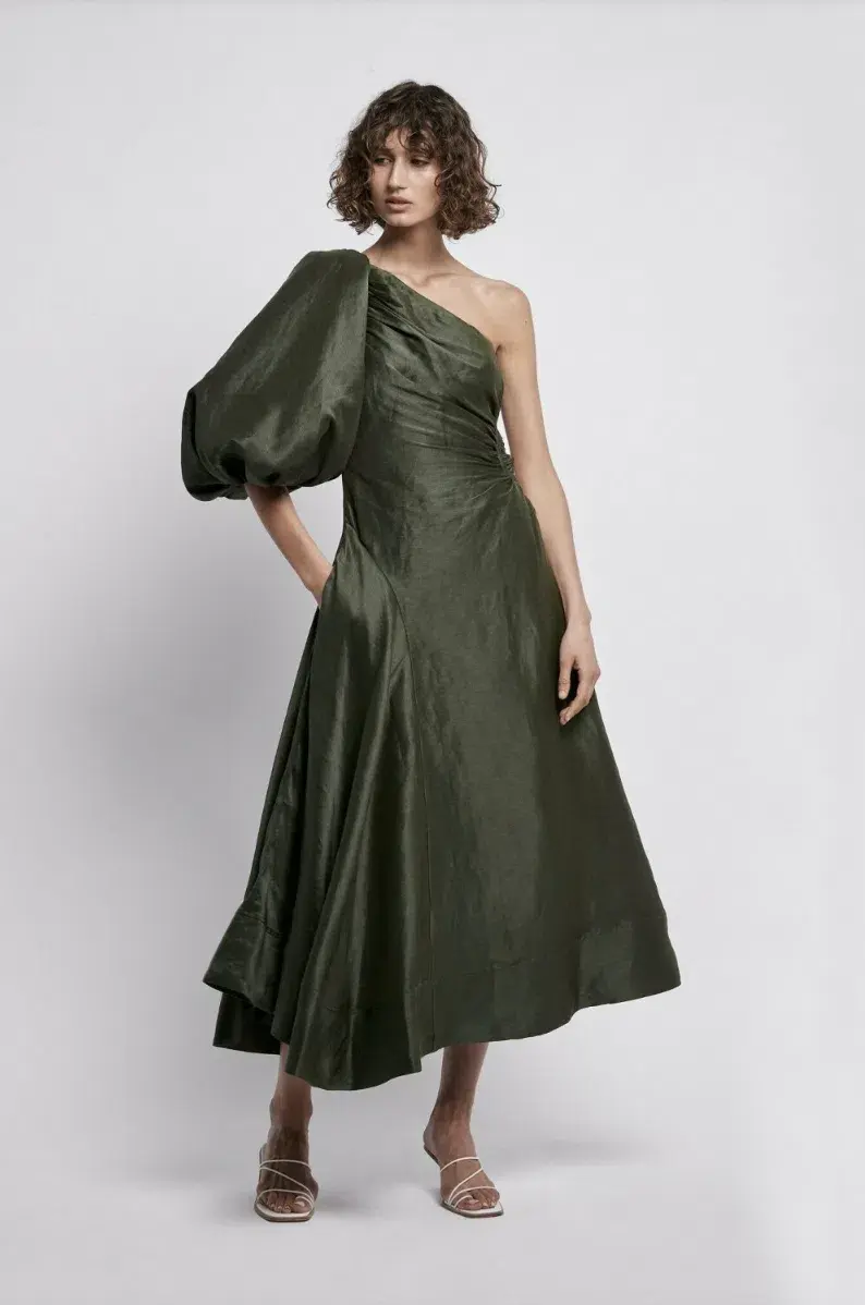 Aje Concept Dress Green Size 6 for rent on The Volte - main image