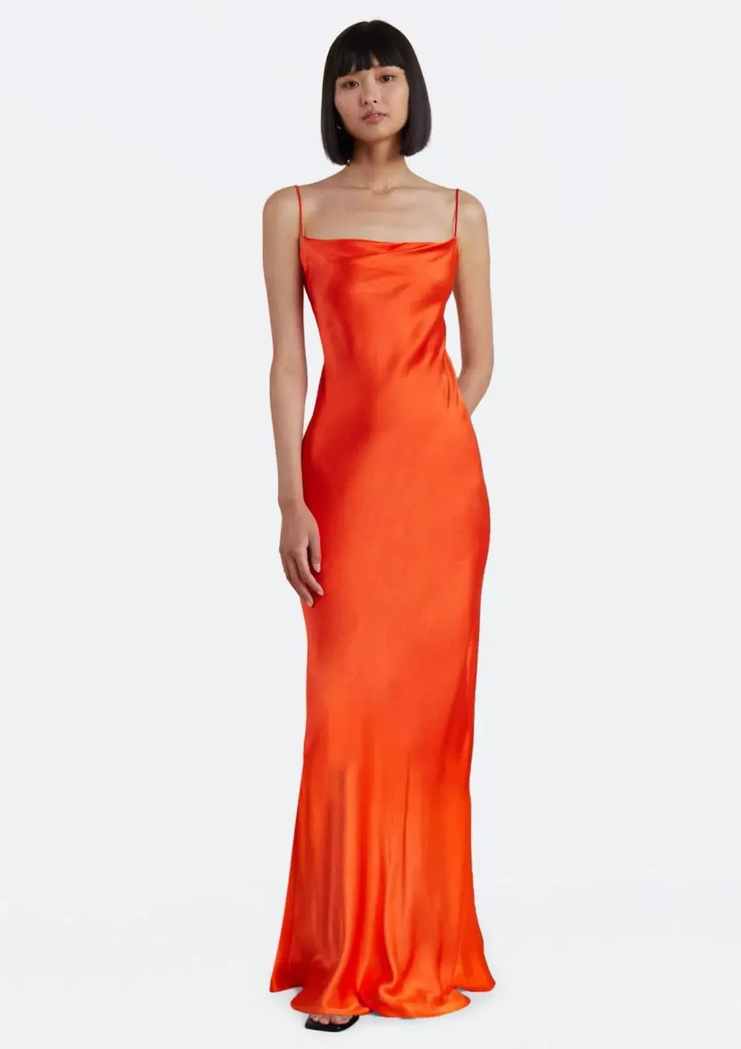 Bec & Bridge Lorelai Tie Maxi Dress Orange Size 8 for rent on The Volte - main image
