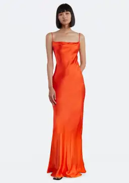 Bec & Bridge Lorelai Tie Maxi Dress Orange Size 8 for rent on The Volte - image 1