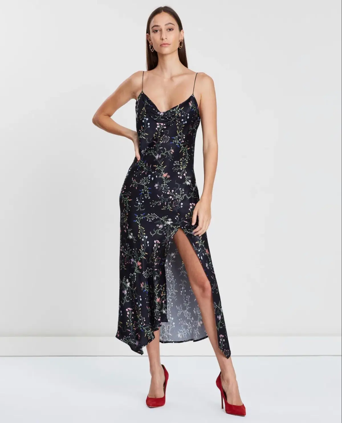 Bec & Bridge Exclusive Midi Dress Black Size 6 - Image 2