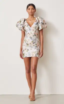 Bec and Bridge Fleurette V Dress Print Size 12