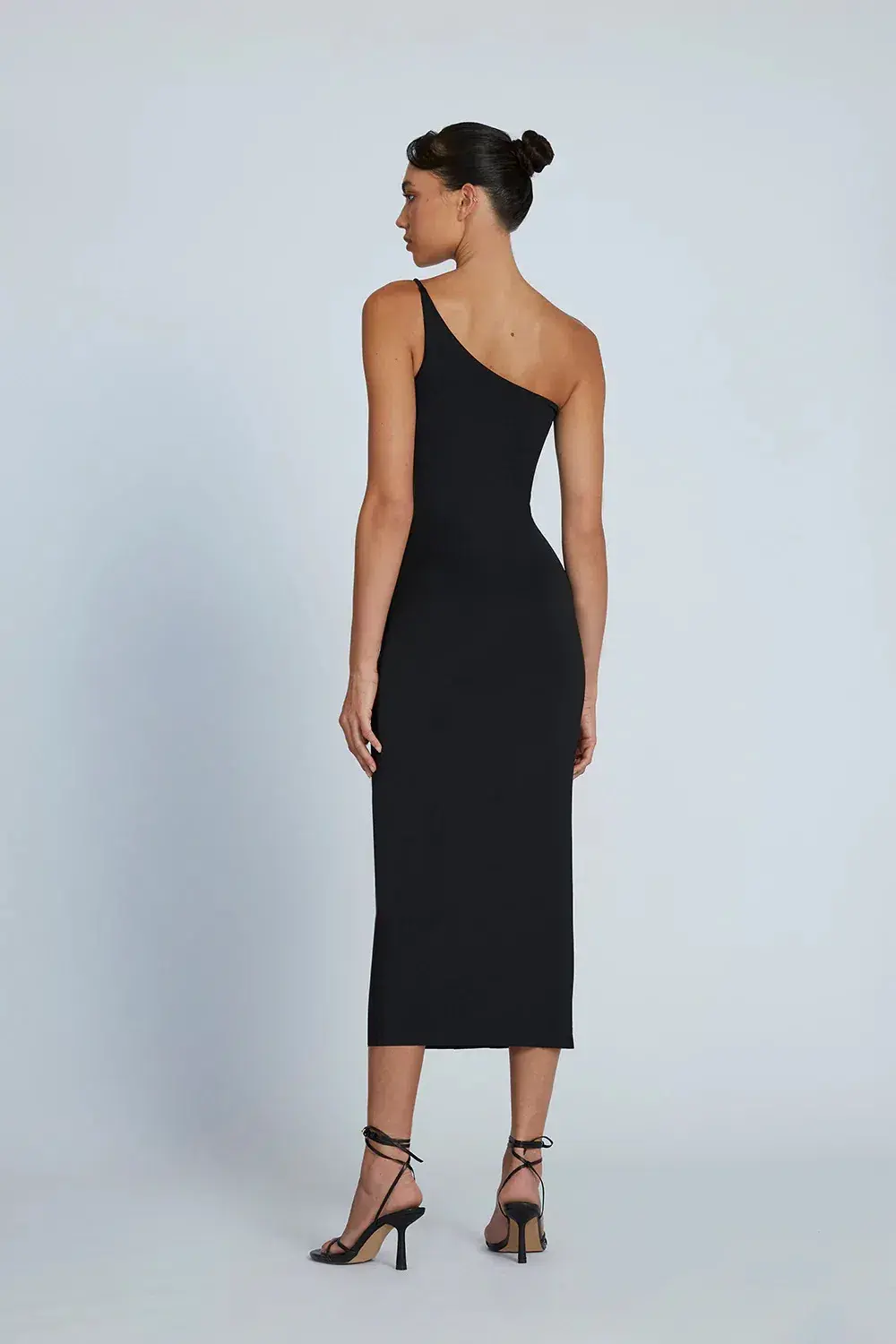 By Johnny Siya Splice Gather Dress Black Size 6 for rent on The Volte - main image