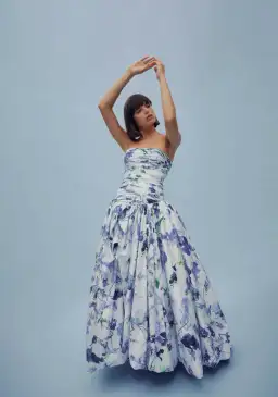 AJE Violette Bubble Hem Maxi Dress Lavenders of Provence Size 8 for rent on The Volte - image 6