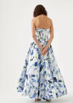 Aje Violette Bubble Hem Maxi Dress Print Size 10 for rent on The Volte - image 3