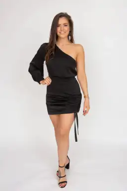 Kookai Vangeline Dress Black Size AU 8 for rent on The Volte - image 1