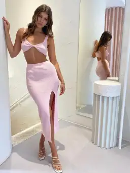 Bec & Bridge Lemon Squeezy Set Pink Size 8 for rent on The Volte - image 1