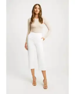 Kookai Oyster Pants White Size AU 8