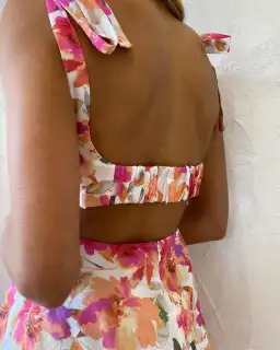 Sofia the Label Mimi Cut Out Mini Dress Print Size 8 for rent on The Volte - image 3