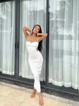 Solita Kendra Dress White Size 6