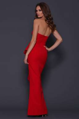 Elle Zeitoune Red Esmerelda Dress size 8 for rent on The Volte - image 2