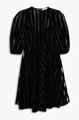 Zimmermann Striped Mini Dress Black Size 0/Au 8 for rent on The Volte - image 3