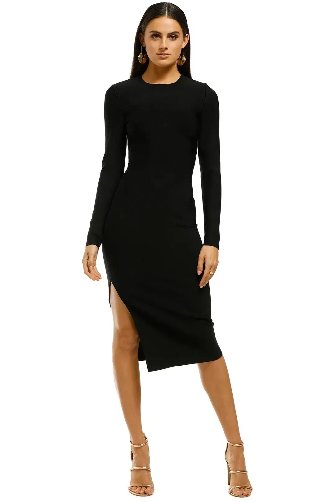Misha Stacey Bandage Dress Black Size 6 for rent on The Volte - main image