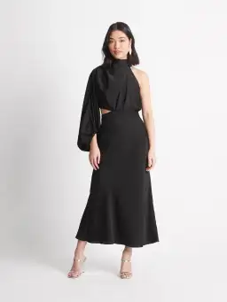 Sheike Olivia Maxi Dress Black Size 8 for rent on The Volte - image 1
