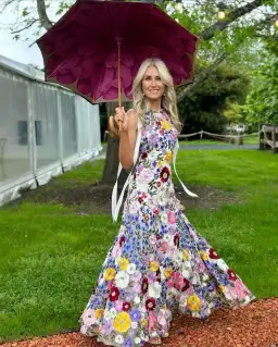 Rachel Gilbert Nya Gown Multi Size 1 / AU 8 for rent on The Volte - image 3