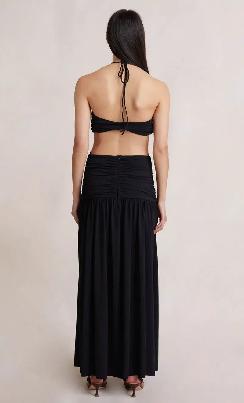 Bec & Bridge Adaline Cut Out Maxi Dress Black Size 8 for rent on The Volte - main image