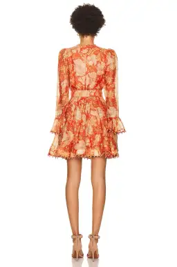 Zimmermann Kaleidoscope Mini Dress Amber Orange Size 1 / Au 10 for rent on The Volte - image 4