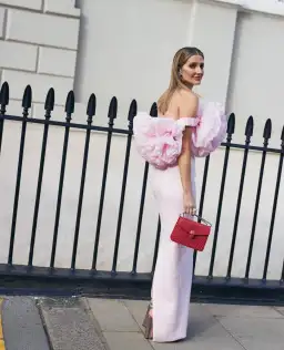 Rachel Gilbert Angelo Gown Pink Size AU 6 for rent on The Volte - image 3