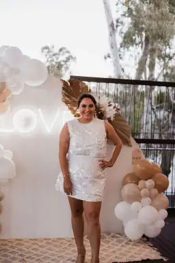 Aje Celeste Sequin Shell Top Size 14 for rent on The Volte - image 1